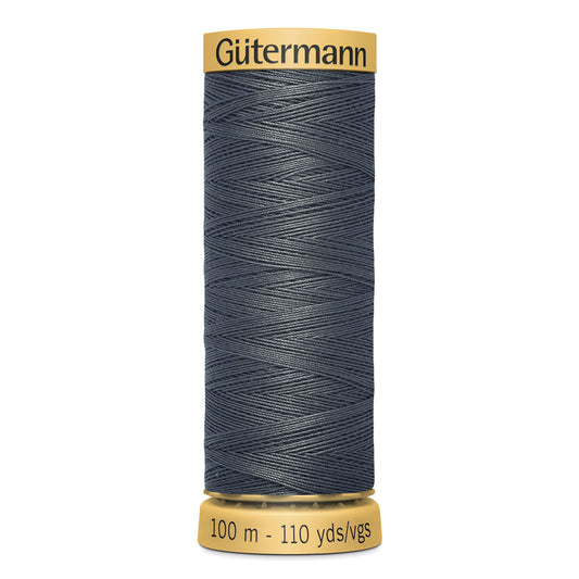 GÜTERMANN - Natural Cotton 50wt Thread 100m - Grey