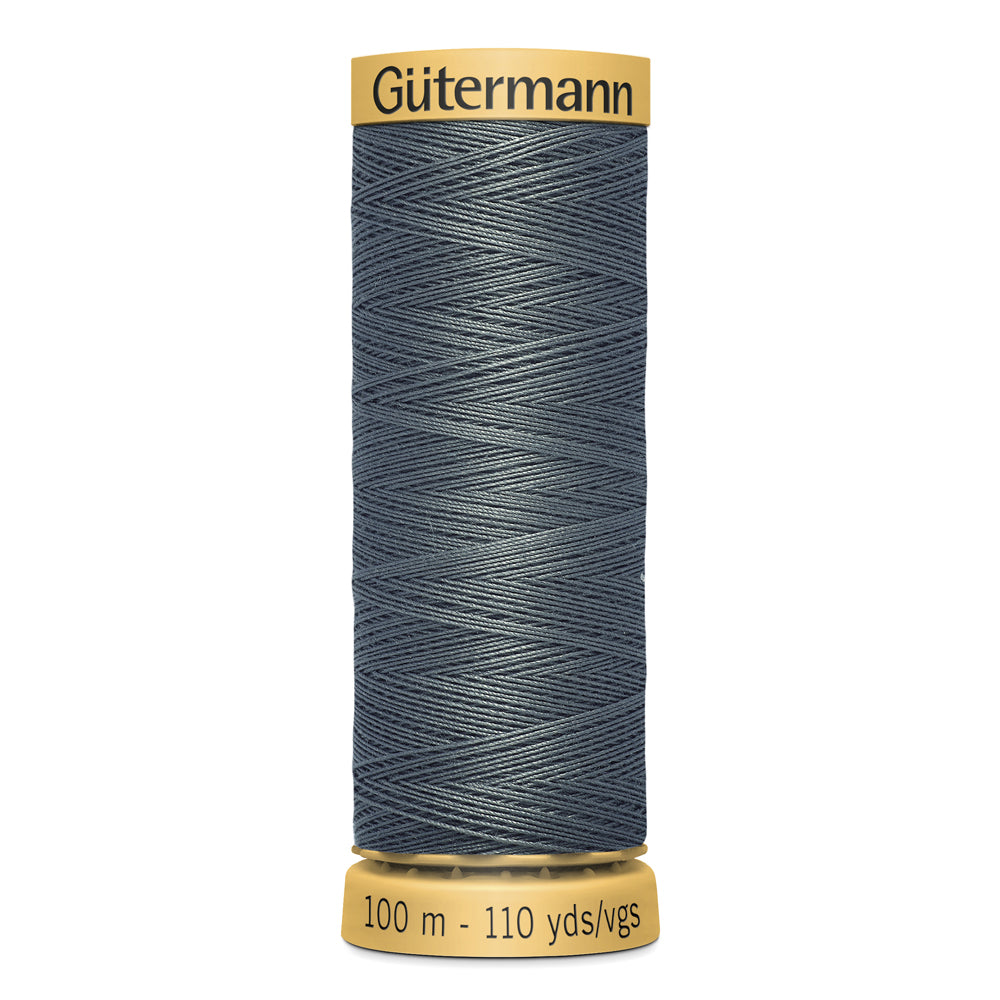 GÜTERMANN - Natural Cotton 50wt Thread 100m - Charcoal