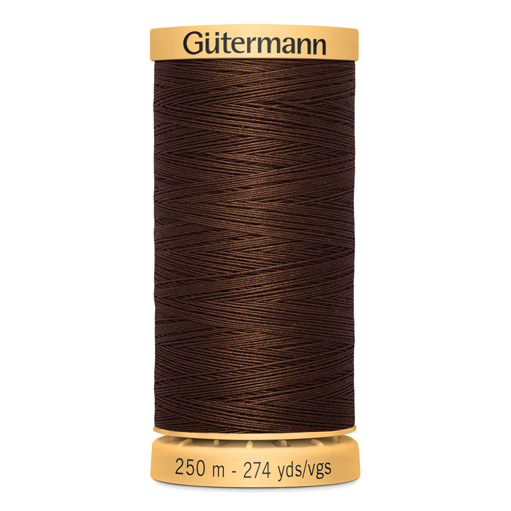 GÜTERMANN - Natural Cotton 50wt Thread 250m - Walnut