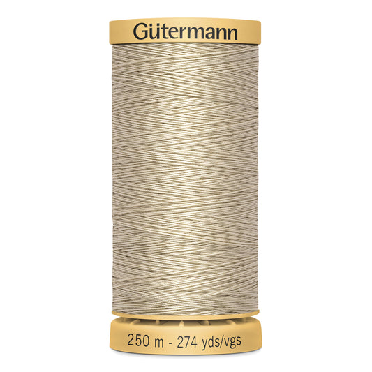 GÜTERMANN - Natural Cotton 50wt Thread 250m - Boot Brown