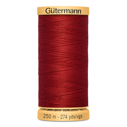 GÜTERMANN - Natural Cotton 50wt Thread 250m - Ruby Red