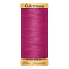 GÜTERMANN - Natural Cotton 50wt Thread 250m - Bright Pink
