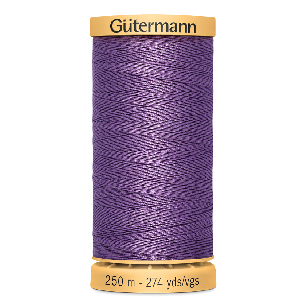 GÜTERMANN - Natural Cotton 50wt Thread 250m - Pharma Purple