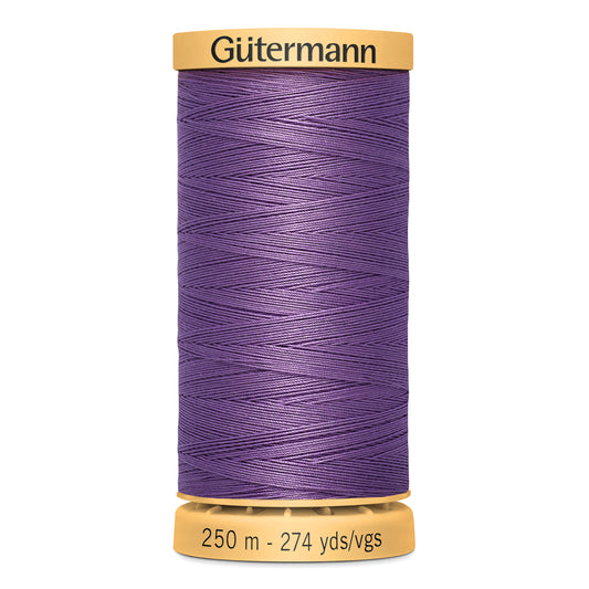 GÜTERMANN - Natural Cotton 50wt Thread 250m - Pharma Purple