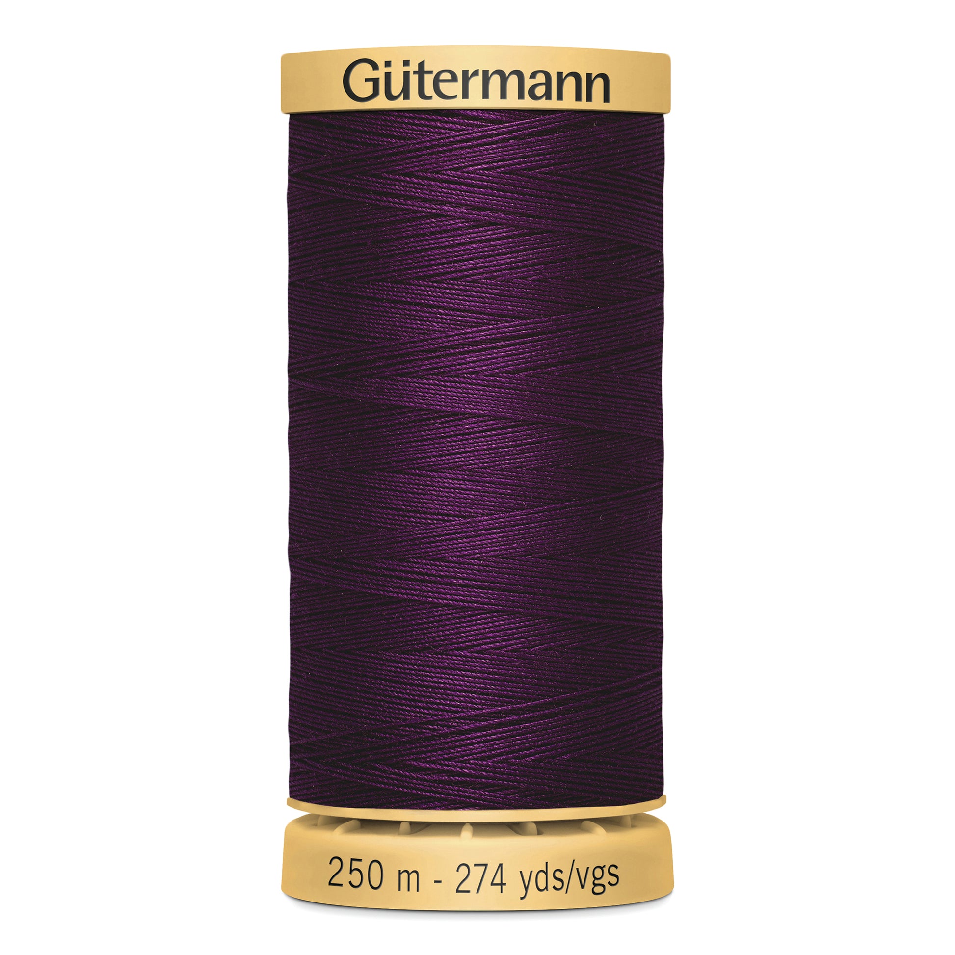 GÜTERMANN - Natural Cotton 50wt Thread 250m - Eggplant