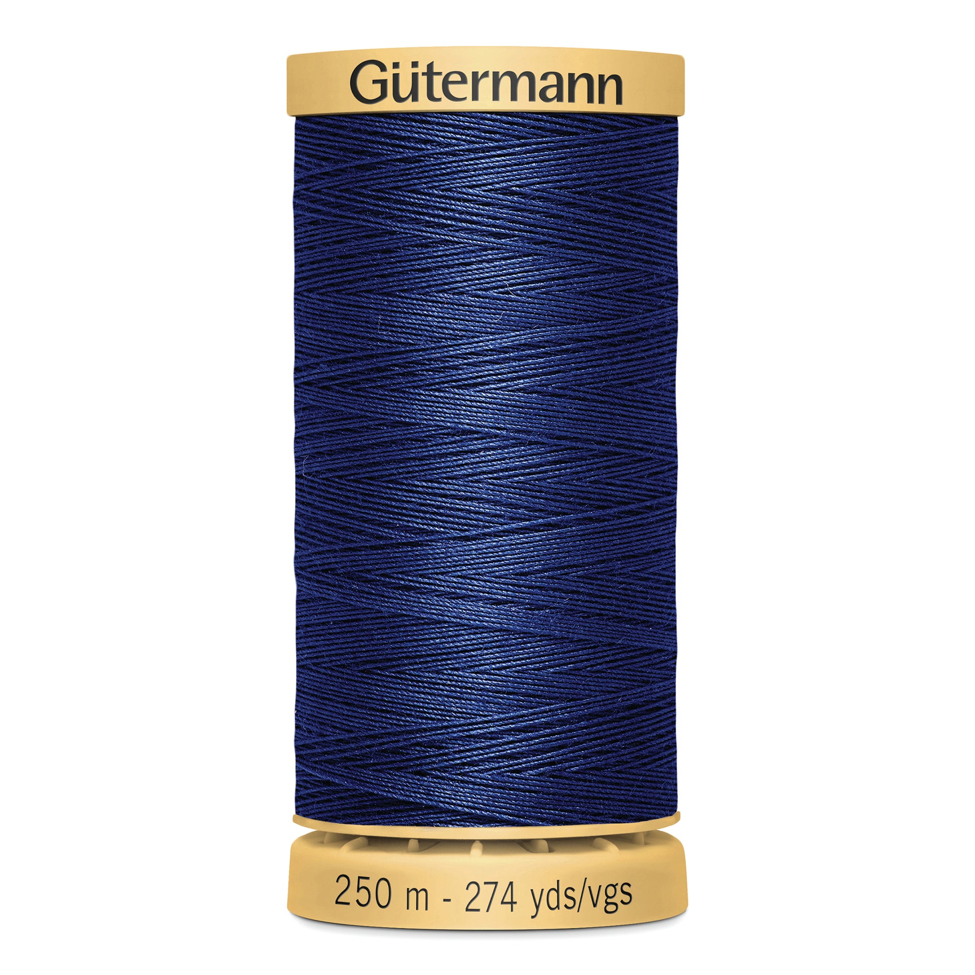 GÜTERMANN - Natural Cotton 50wt Thread 250m - Light Navy