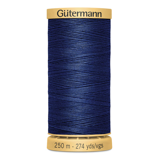 GÜTERMANN - Natural Cotton 50wt Thread 250m - Light Navy