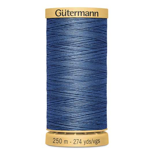 GÜTERMANN - Natural Cotton 50wt Thread 250m -Dark Azure
