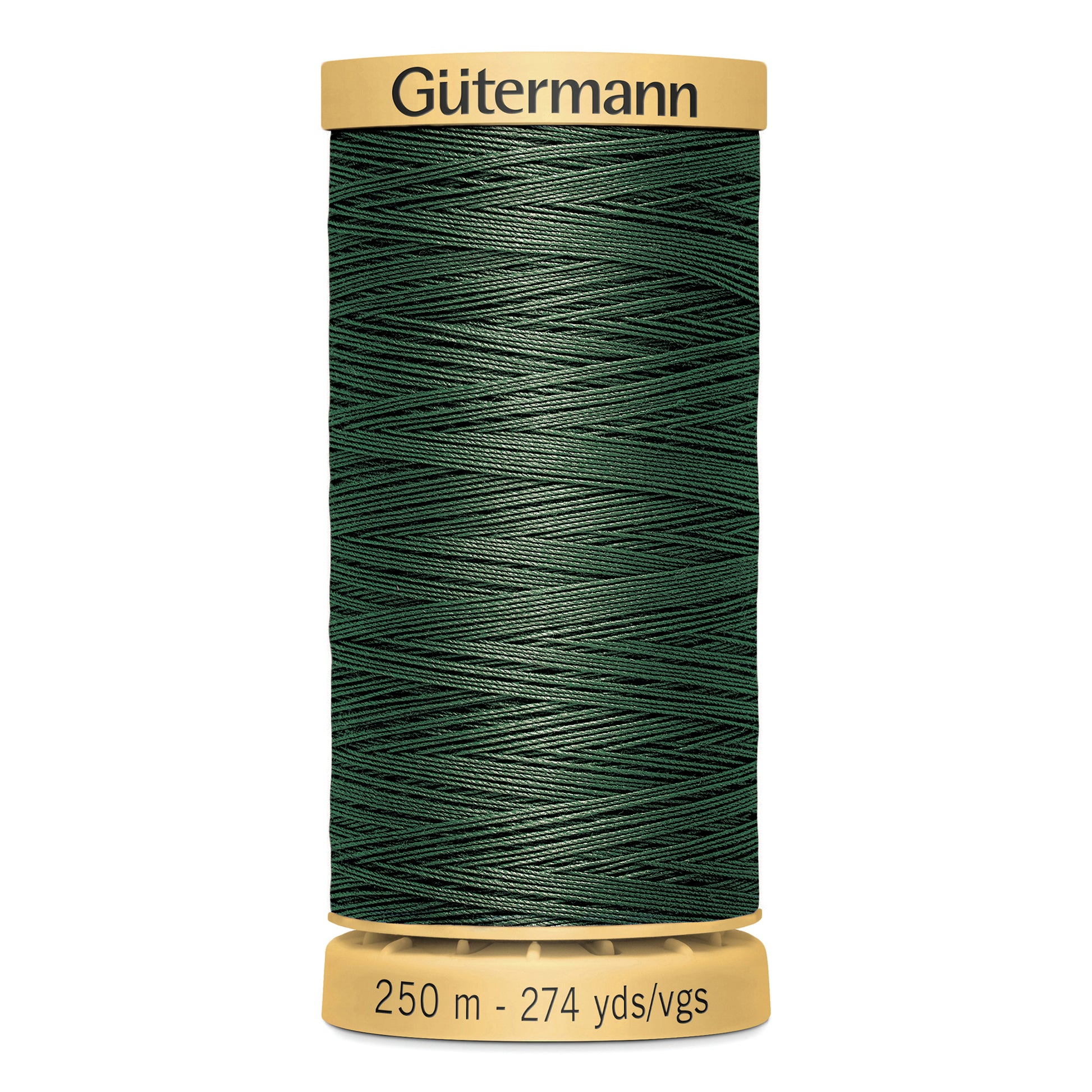 GÜTERMANN - Natural Cotton 50wt Thread 250m - Ivy Green