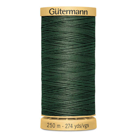 GÜTERMANN - Natural Cotton 50wt Thread 250m - Ivy Green
