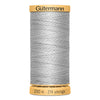 GÜTERMANN - Natural Cotton 50wt Thread 250m - Light Nickel
