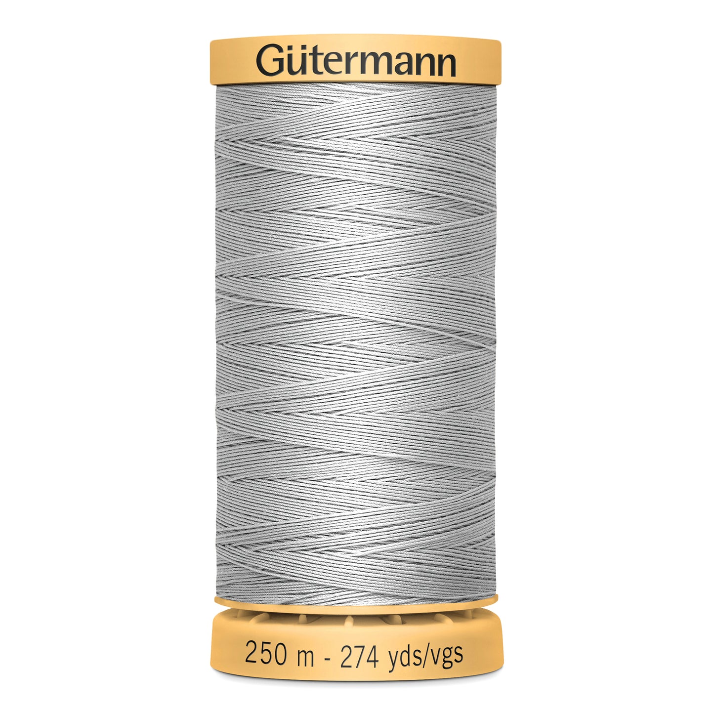 GÜTERMANN - Natural Cotton 50wt Thread 250m - Light Nickel