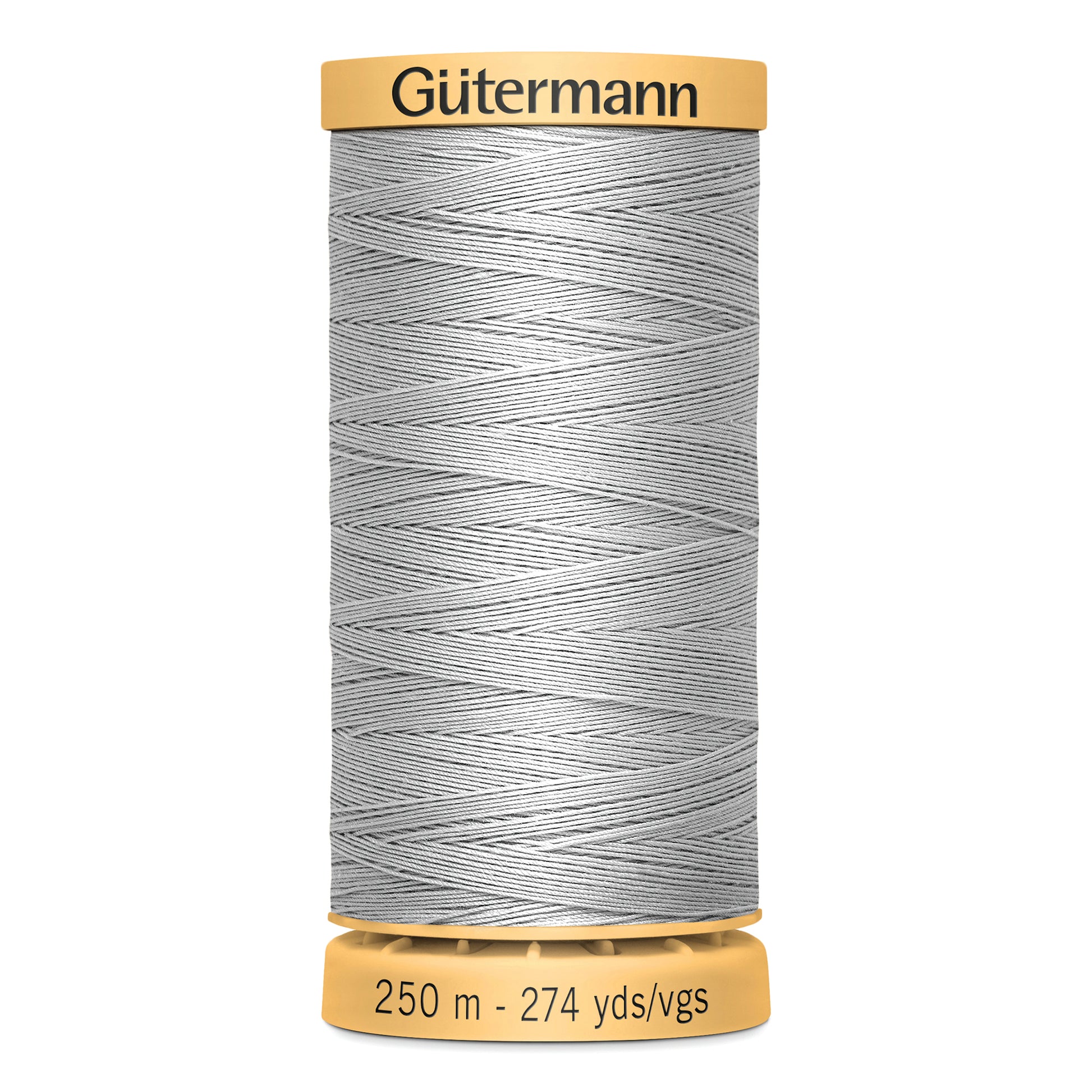 GÜTERMANN - Natural Cotton 50wt Thread 250m - Light Nickel