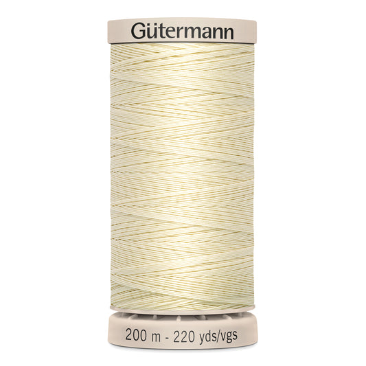 GÜTERMANN - Hand Quilting 50wt Thread 200m - Light Pearl