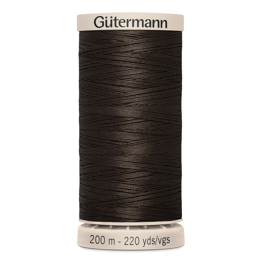 GÜTERMANN - Hand Quilting 50wt Thread 200m - Chocolate
