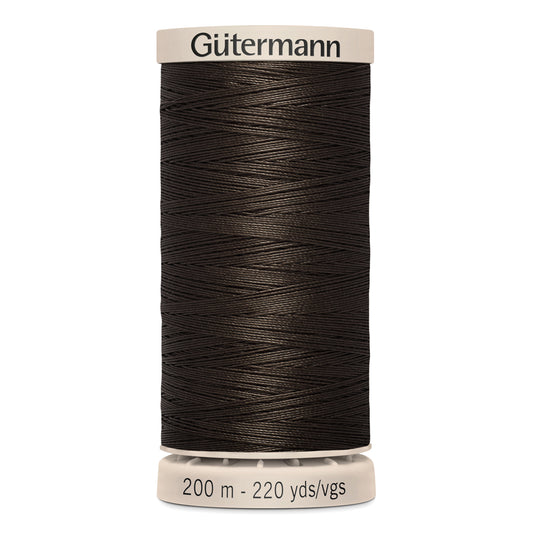 GÜTERMANN - Hand Quilting 50wt Thread 200m - Chocolate