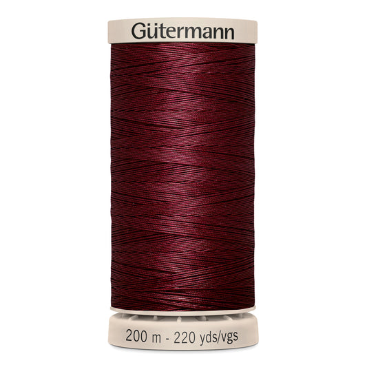 GÜTERMANN - Hand Quilting 50wt Thread 200m - Wine