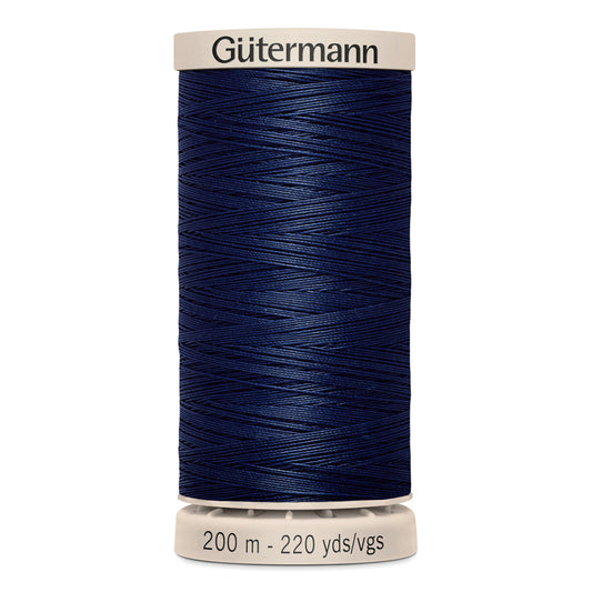 GÜTERMANN - Hand Quilting 50wt Thread 200m - Navy