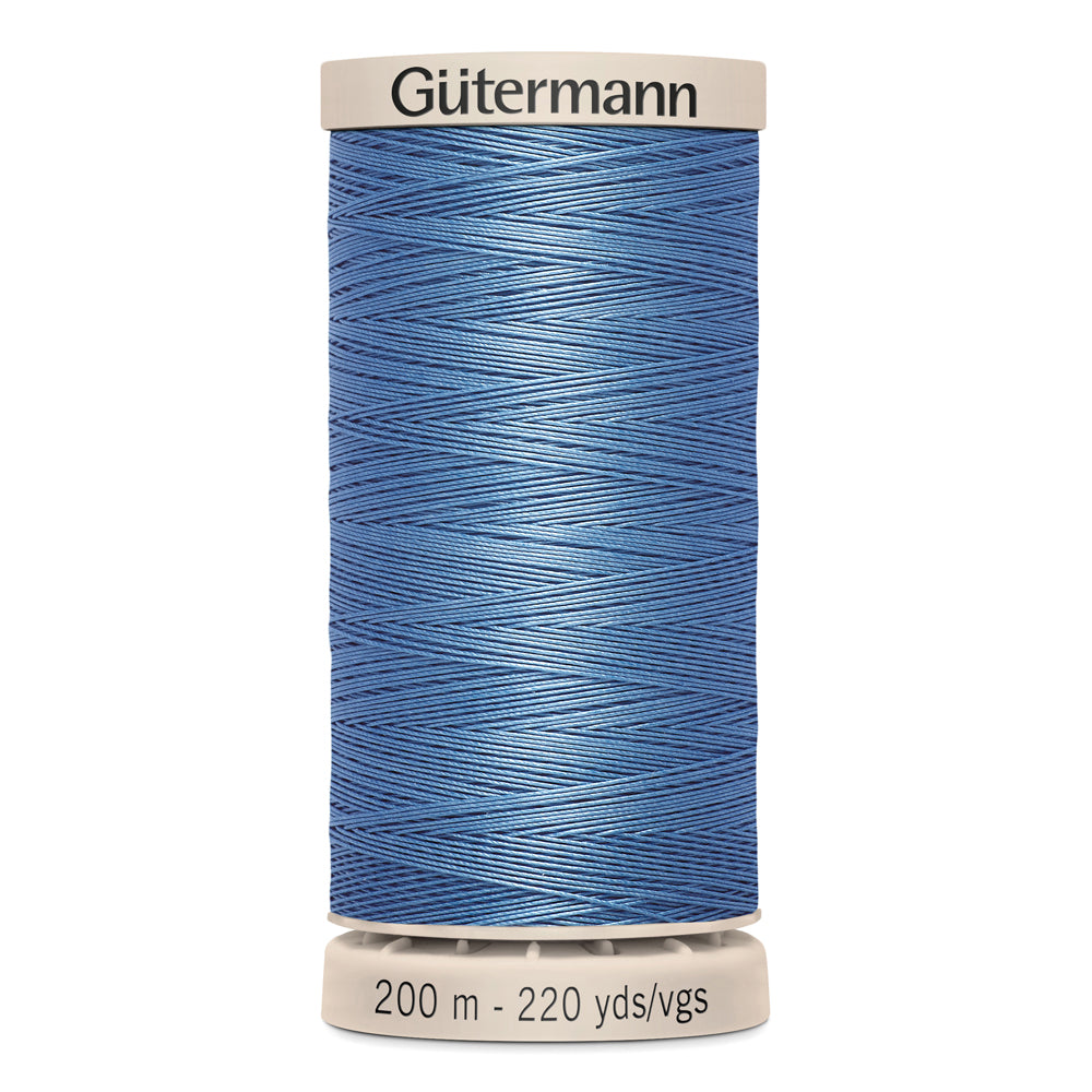 GÜTERMANN - Hand Quilting 50wt Thread 200m - Light Blue