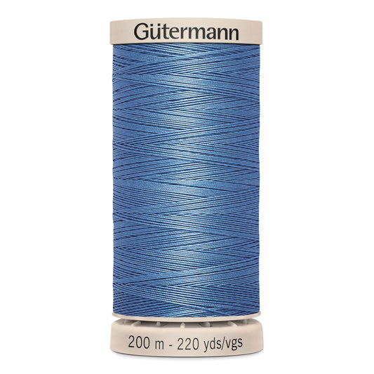 GÜTERMANN - Hand Quilting 50wt Thread 200m - Light Blue