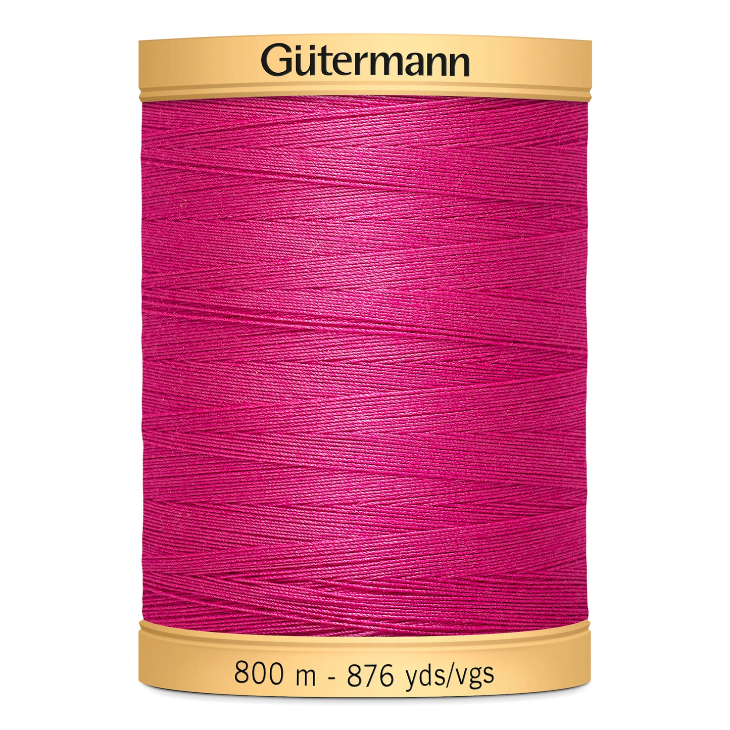 GÜTERMANN - Natural Cotton 50wt Thread 800m - Fuchsia