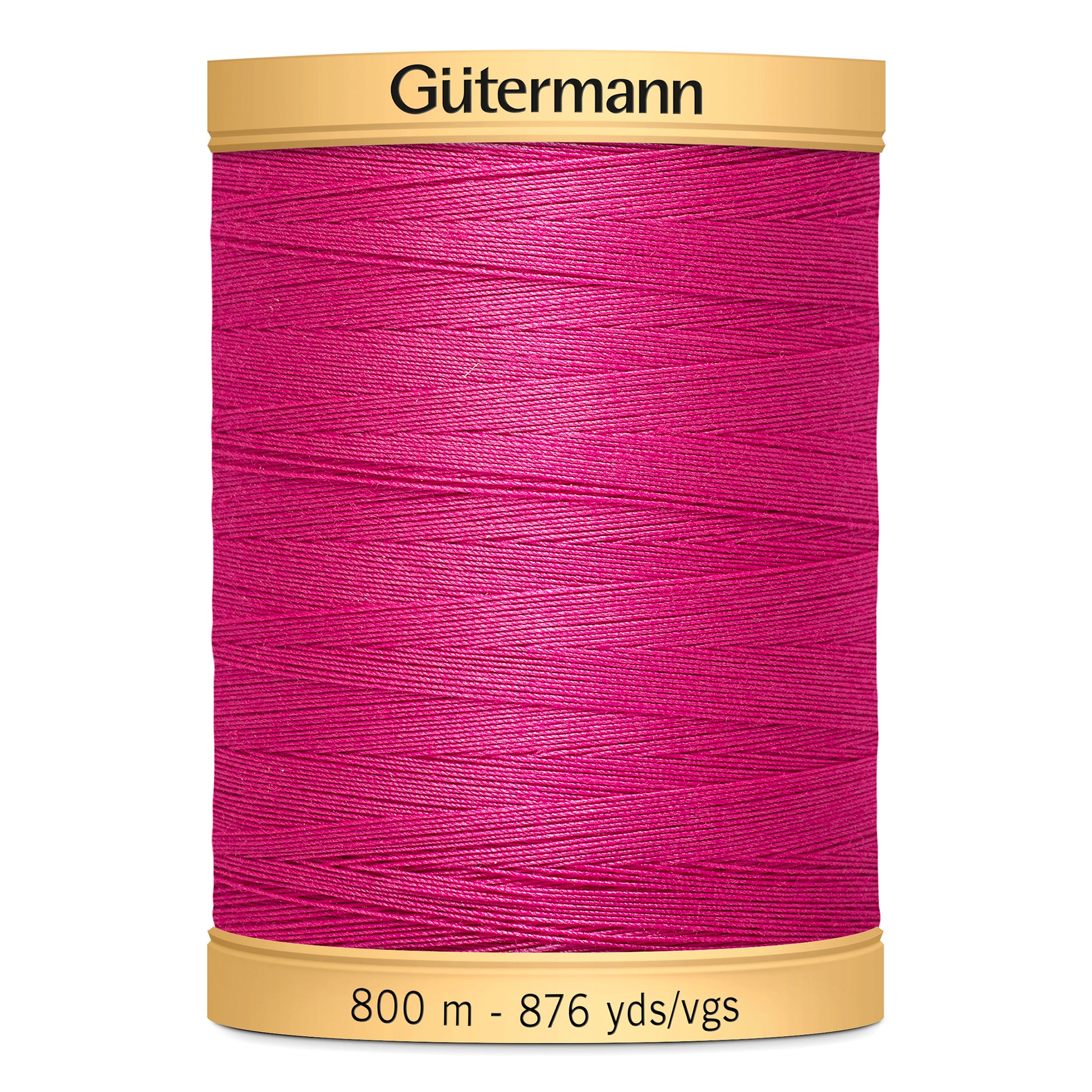 GÜTERMANN - Natural Cotton 50wt Thread 800m - Fuchsia