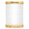 GÜTERMANN - Natural Cotton 50wt Thread 800m - White