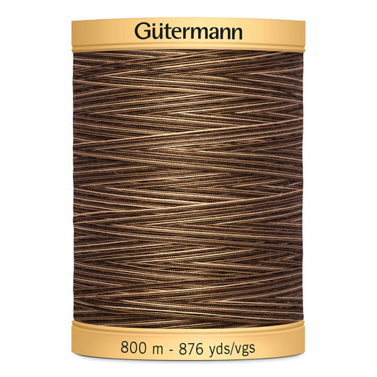 GÜTERMANN - Natural Cotton 50wt Thread 800m - Brown Sugar & Cinnamon
