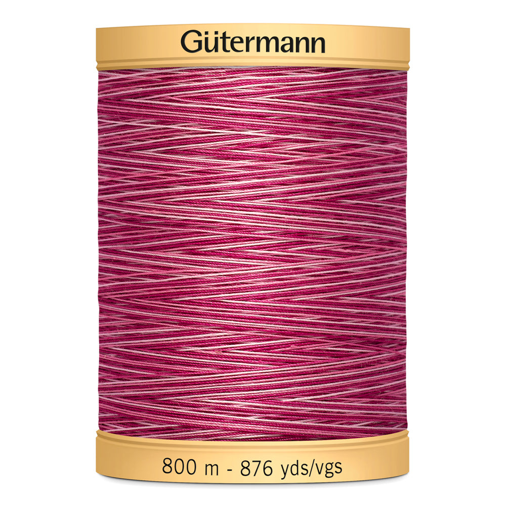 GÜTERMANN - Natural Cotton 50wt Thread 800m - Plum Berry