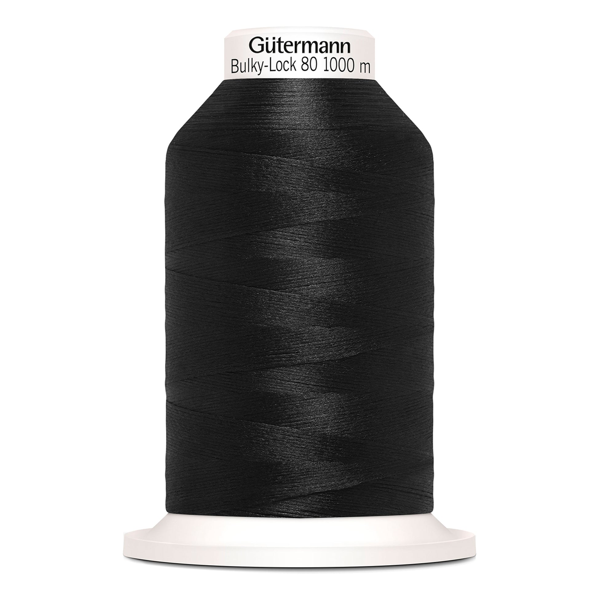 GÜTERMANN - Bulky Lock 80wt Thread - 1000m - Black