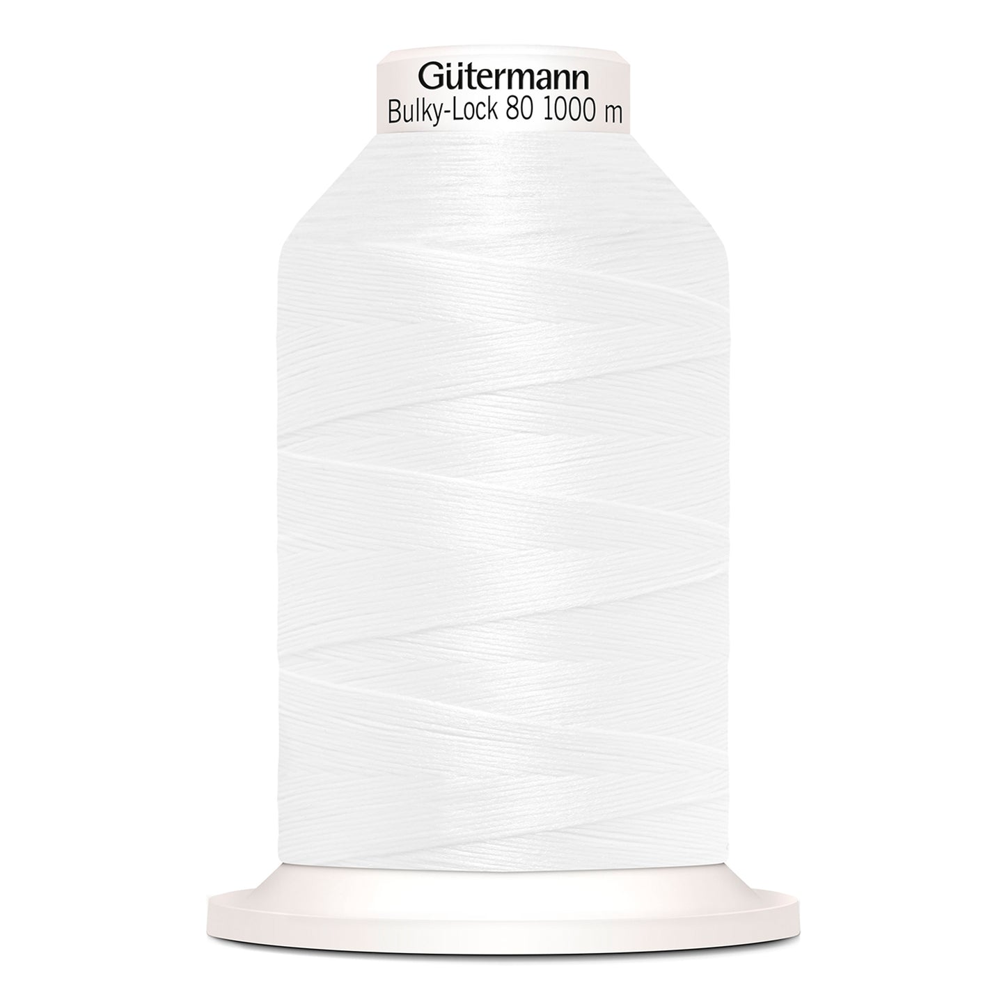 GÜTERMANN - Bulky Lock 80wt Thread - 1000m - White