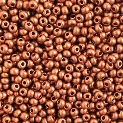 Czech Seed Beads 11/0 - Copper Metallic