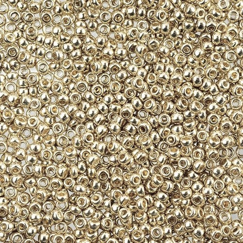 Czech Seed Beads 11/0 - Silver Metallic