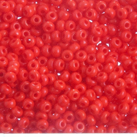 Czech Seed Beads - Light Red