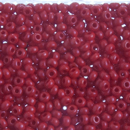 Czech Seed Beads - Dark Red