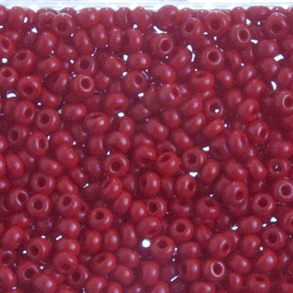 Czech Seed Beads - Dark Red