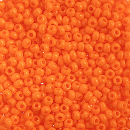 Czech Seed Beads - Orange