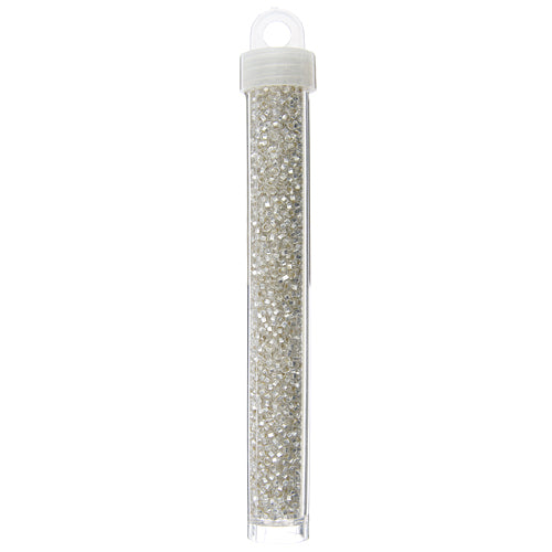 Czech Seed Beads - Crystal (Silver-Lined) - vial