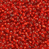 Czech Seed Beads 10/0 - Light Red (Silver-Lined)