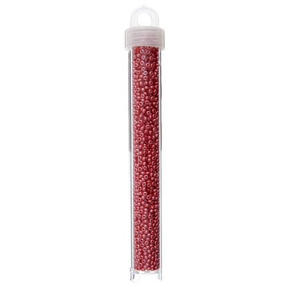 Czech Seed Beads - Pearl Red (vial)