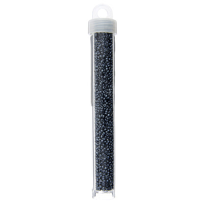 Czech Seed Beads - Gunmetal (Metallic) - vial