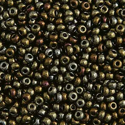 Czech Seed Beads - Iris Brown