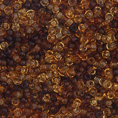 Czech Seed Beads - Topaz Mix (Transparent)