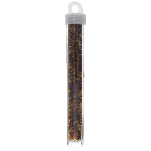 Czech Seed Beads - Topaz Mix (Transparent) vial