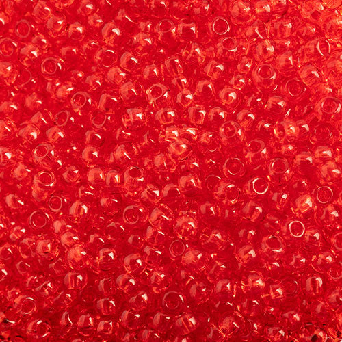 Czech Seed Beads - Light Red (Transparent)