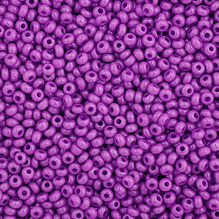 Czech Seed Beads - Violet (Dyed)