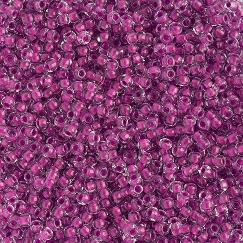 Czech Seed Beads - Neon Purple (C/L Crystal)