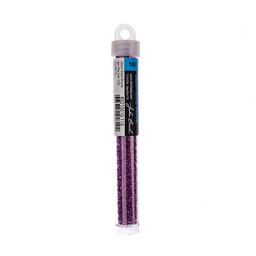 Czech Seed Beads - Neon Purple (C/L Crystal) - vial