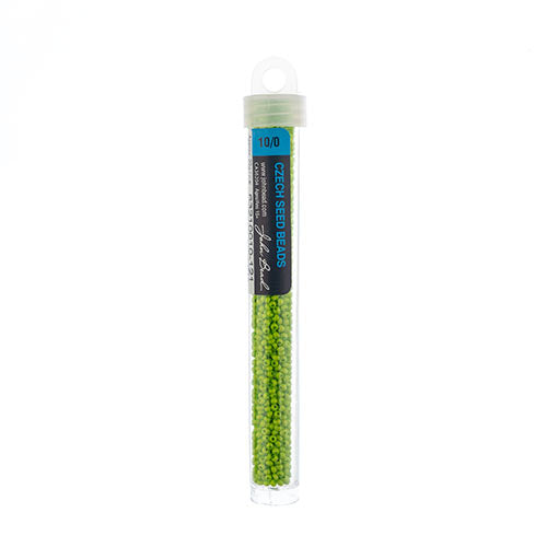Czech Seed Beads - Light Green (Terra Intensive) - vial