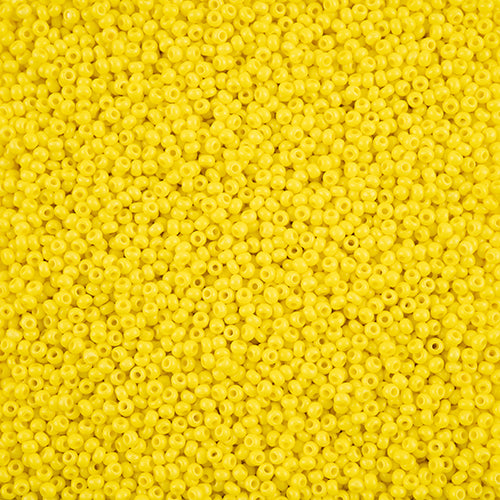 Czech Seed Beads - Yellow Matte (Terra Intensive)